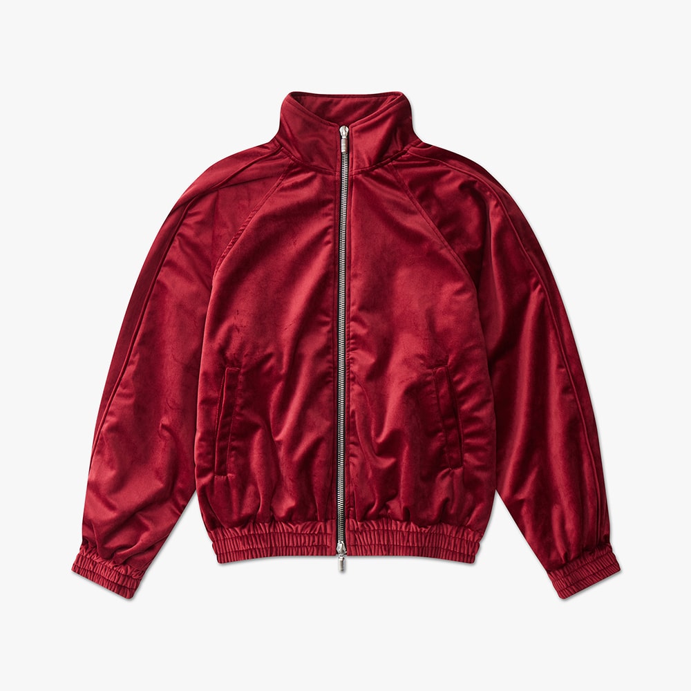 red jacket shot on the white background