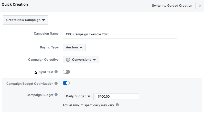 create a facebook ads campaign