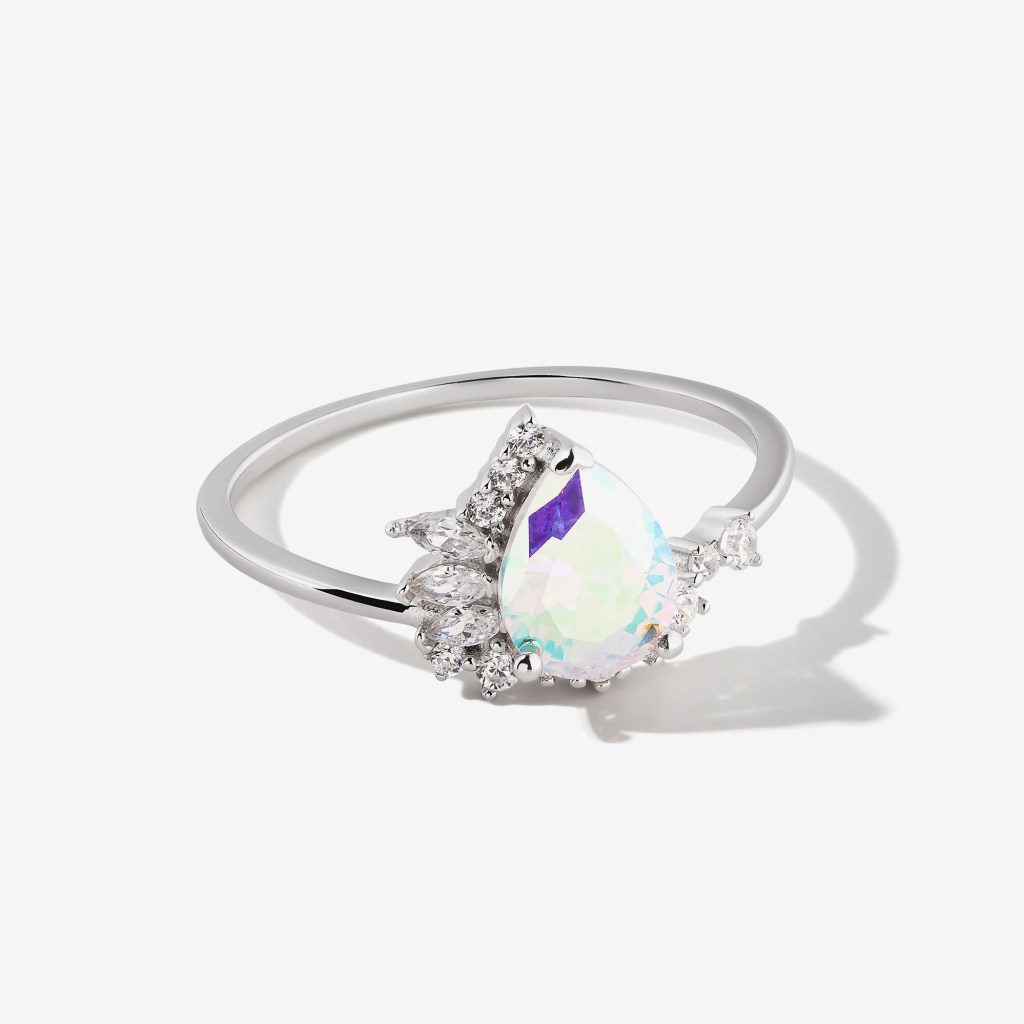 jewelry product photography on white background